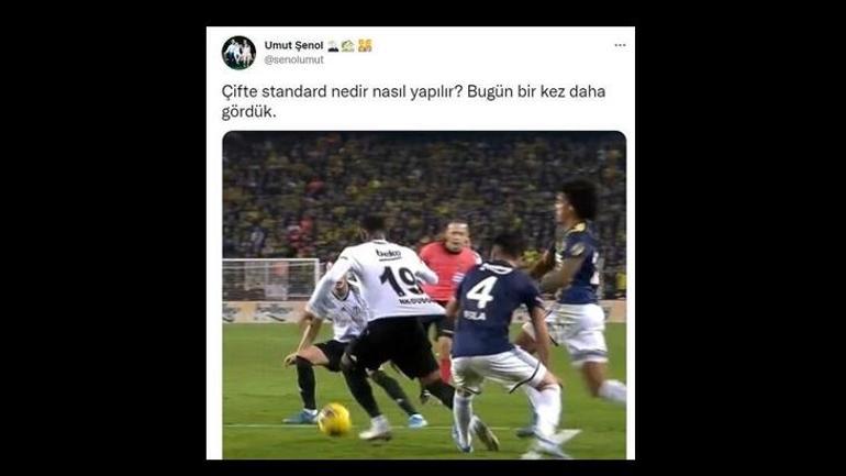 Beşiktaşlı yöneticiden Fenerbahçe maçı sonrası olay paylaşım Çifte standart