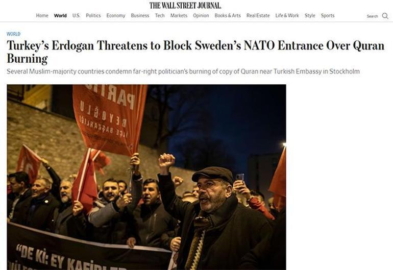 Erdoğanın çıkışı dünyayı sarstı İsveçin NATO şansı alev alev yanıyor başlığını attılar