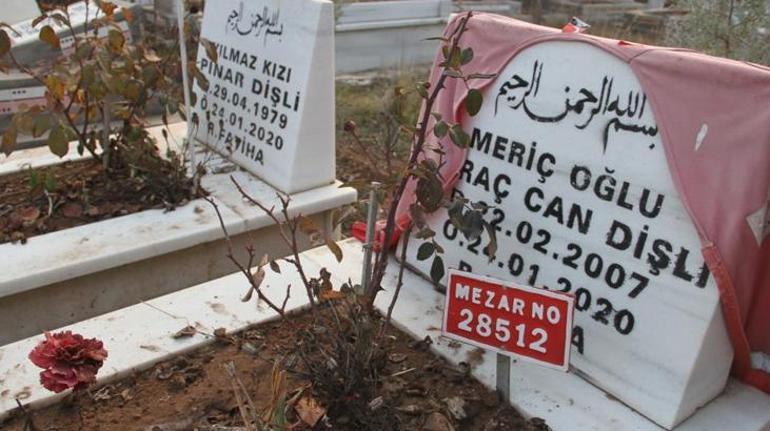 Depremde doğdu depremde öldü Miraç’ın kabri başında kahreden detay