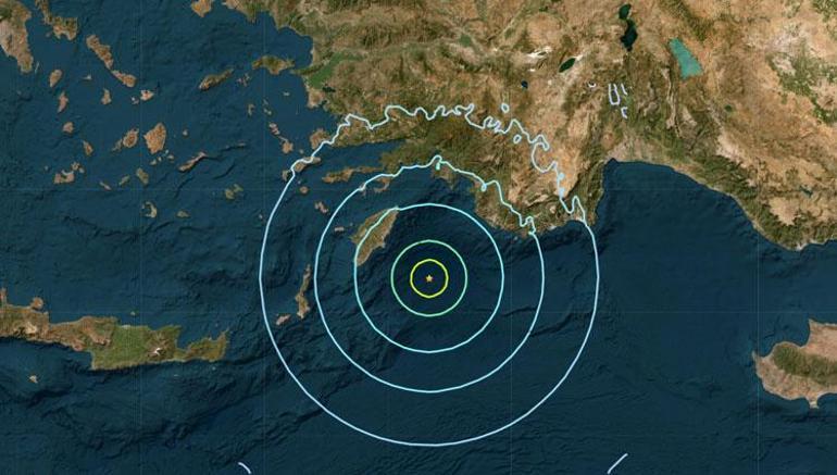 Son dakika Akdenizde 5.4 büyüklüğünde deprem