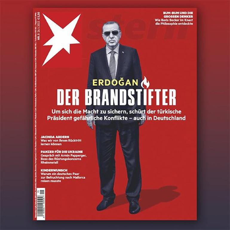 Skandal kapak zincirine Stern de katıldı Alman dergisi Erdoğanı hedef aldı