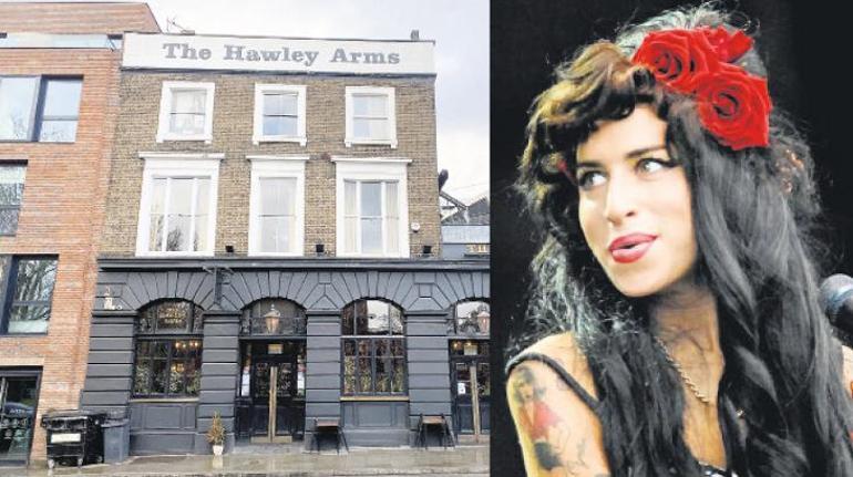 Amy Winehouse’un mahallesinde bir yürüyüş