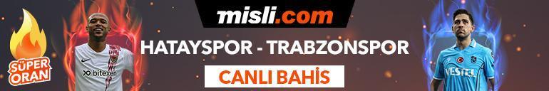 Hatayspor-Trabzonspor maçı Tek Maç, Süper Oran ve Canlı Bahis seçenekleriyle Misli.com’da