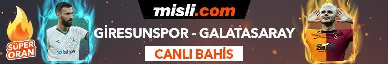Giresunspor-Galatasaray maçı Tek Maç, Süper Oran ve Canlı Bahis seçenekleriyle Misli.com’da