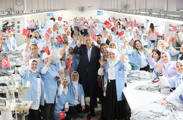 Erdoğandan kadın istihdamı vurgusu: Cumhuriyet tarihinin rekorunu kırdık