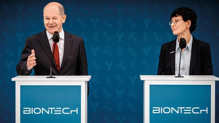 Almanya Başbakanı Scholz, BioNTech’i ziyaret etti