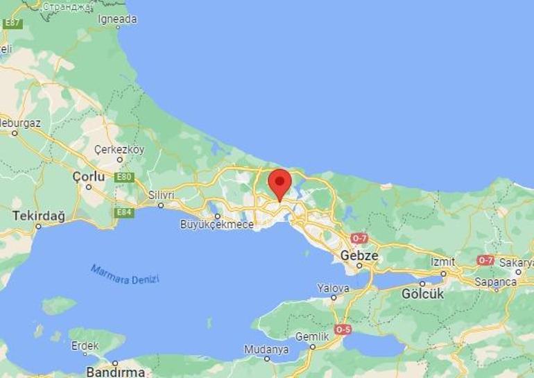 İstanbulda 3 büyüklüğünde deprem