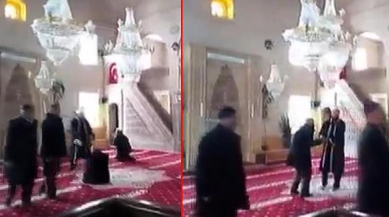 Camide Panik Anları Namaz Kılarken Yakalandılar Haberler Milliyet