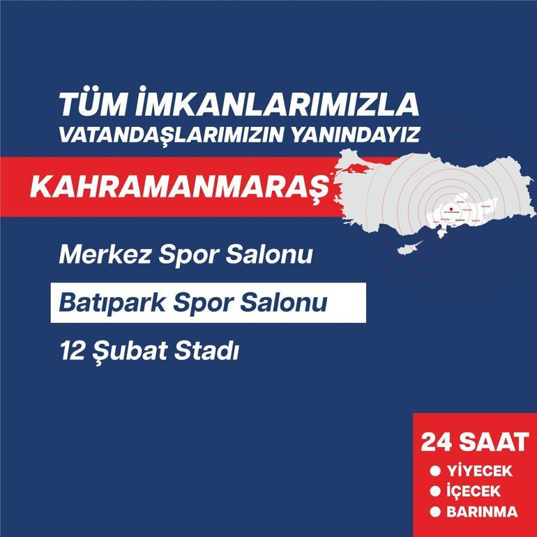 Bakan Kasapoğlu, depremzedelerin kullanımına açılan tesis ve salonları duyurdu