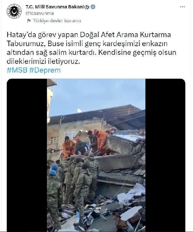 Komandolar deprem bölgesinde MSBden peş peşe açıklamalar