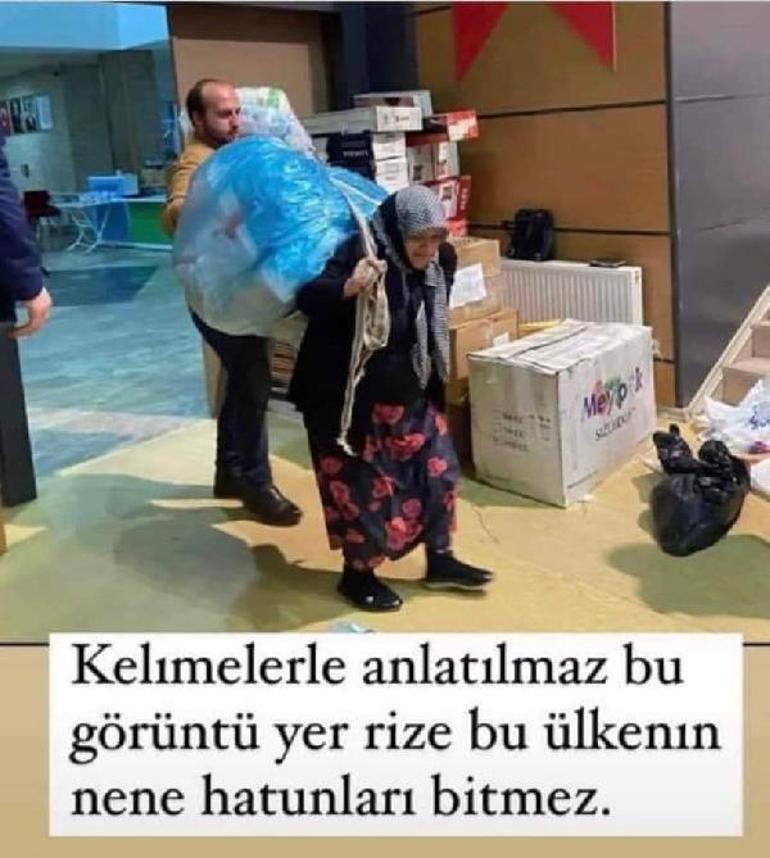 Karadenizin Nene Hatunlarından depremzedelere yardım eli