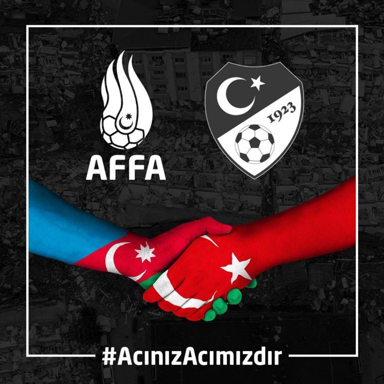 Azerbaycan Futbol Federasyonundan deprem için yardım