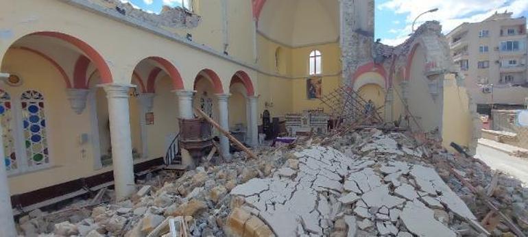 Depremde yıkılan İskenderundaki Latin Katolik Kilisesine İspanyadan yardım geldi