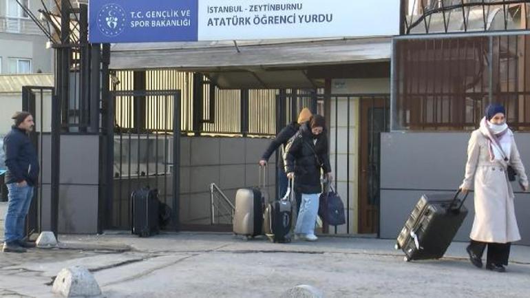 Depremzedelerin yerleştirileceği yurtlar boşaltılmaya başlandı