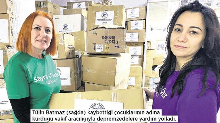 Sayra ve Çınar’ın anısına yardım