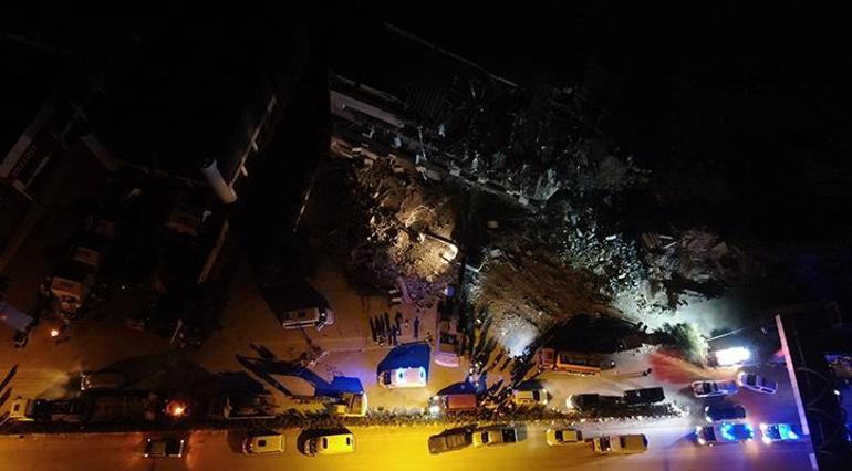 261. saatte 2 mucize kurtuluşun yaşandığı hastane havadan görüntülendi
