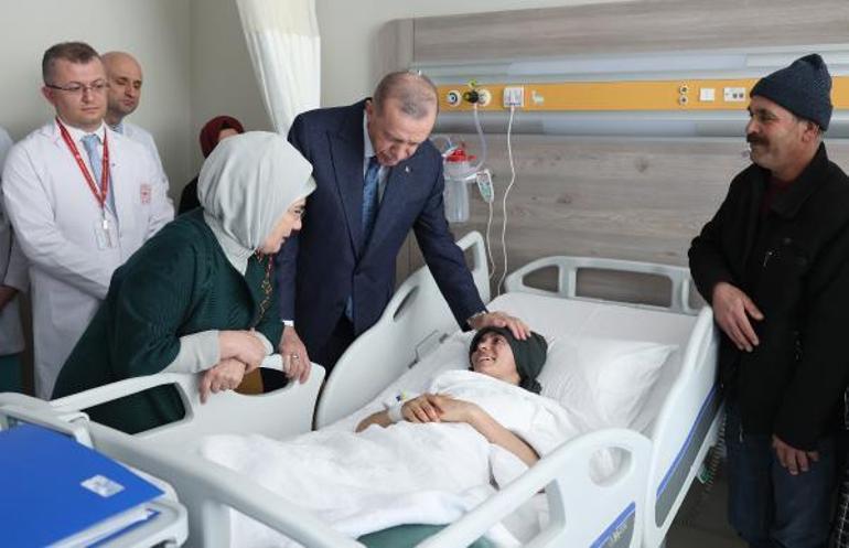 Cumhurbaşkanı Erdoğandan Aleyna Ölmeze ziyaret