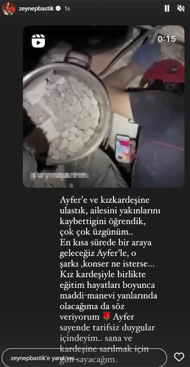 Zeynep Bastık, Ayferin hayalini gerçekleştirdi