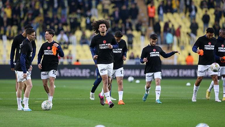 Fenerbahçe - Konyaspor maçında depremzedeler unutulmadı Mert Hakan Yandaştan duygulandıran sözler