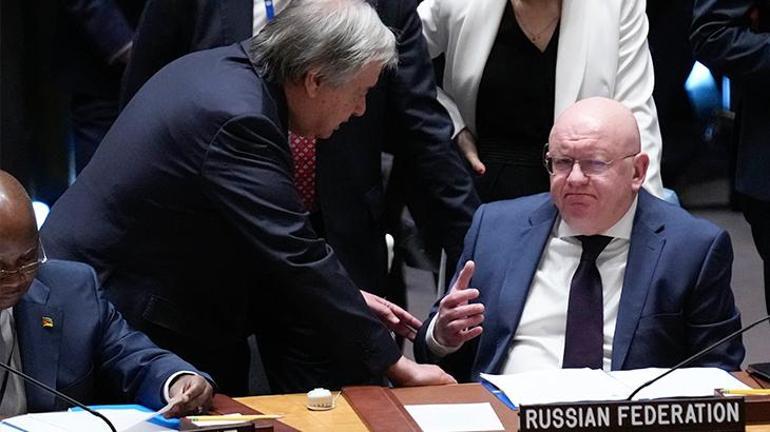 BM toplantısına damga vuran an Ukraynanın talebi Rus yetkiliye salonu terk ettirdi