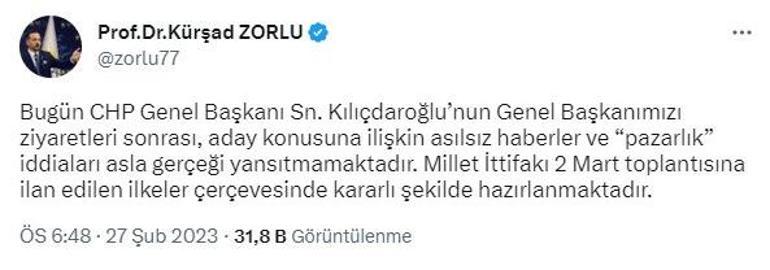 İYİ Partiden cumhurbaşkanı adaylığında pazarlık iddialarına açıklama