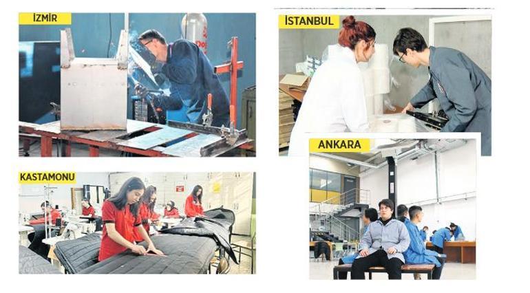 Okulda konteyner sınıf üretiyorlar