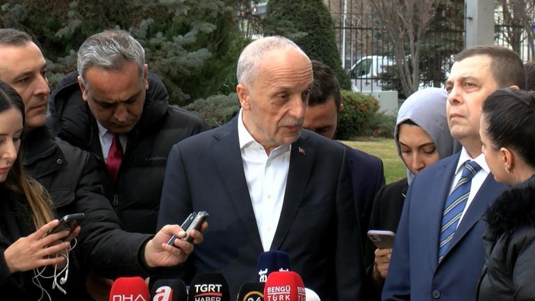 Cumhurbaşkanı Erdoğan, TÜRK-İŞ Başkanı Ergün Atalayı kabul etti