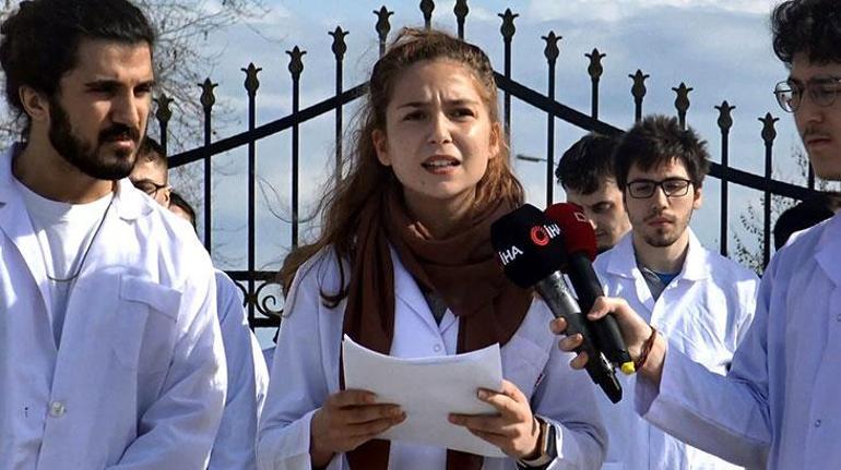 Cerrahpaşa Veteriner Fakültesi öğrencileri bugün de eylem yaptı