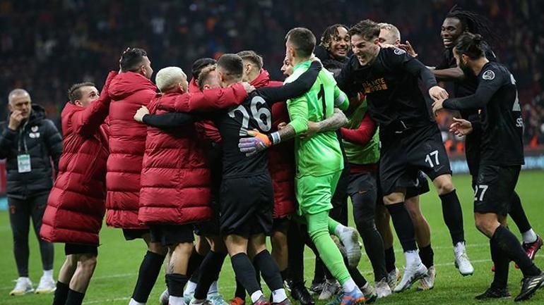 Galatasaray, Beşiktaşın rekorunu kırdı Okan Buruk tarihe geçti