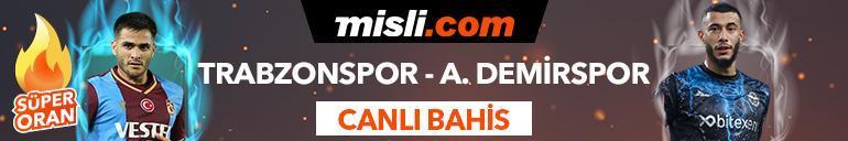 Trabzonspor - Adana Demirspor maçı Tek Maç, Süper Oran ve Canlı Bahis seçenekleriyle Misli.com’da