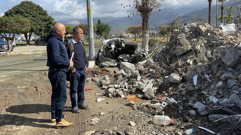 İskenderunda kıyı ile deniz birleşti 1 metrelik çökme