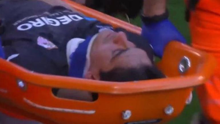 Sevillada Fenerbahçe maçı öncesi 2 sakatlık daha Ambulans ile hastaneye götürüldü