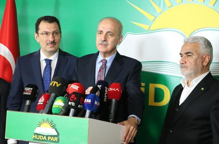 AK Partiden HÜDA PARa ziyaret Kritik görüşme sonrası flaş açıklama
