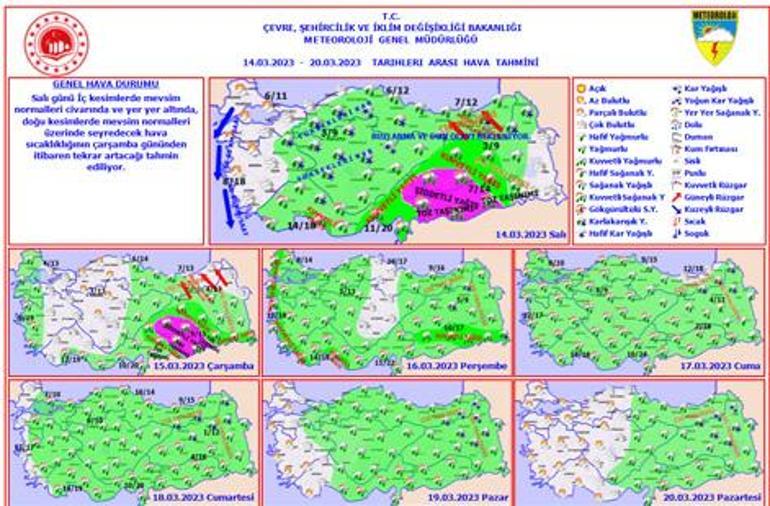 Meteorolojiden 19 il için turuncu ve sarı uyarı İstanbul için yeni uyarı