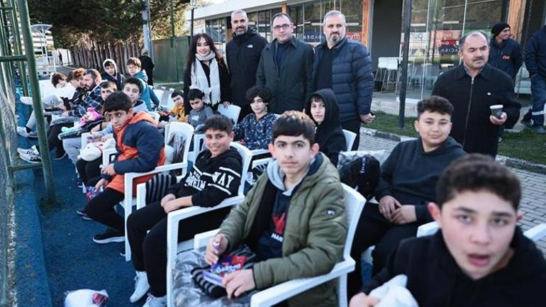Beşiktaş, depremzede çocukları ağırladı