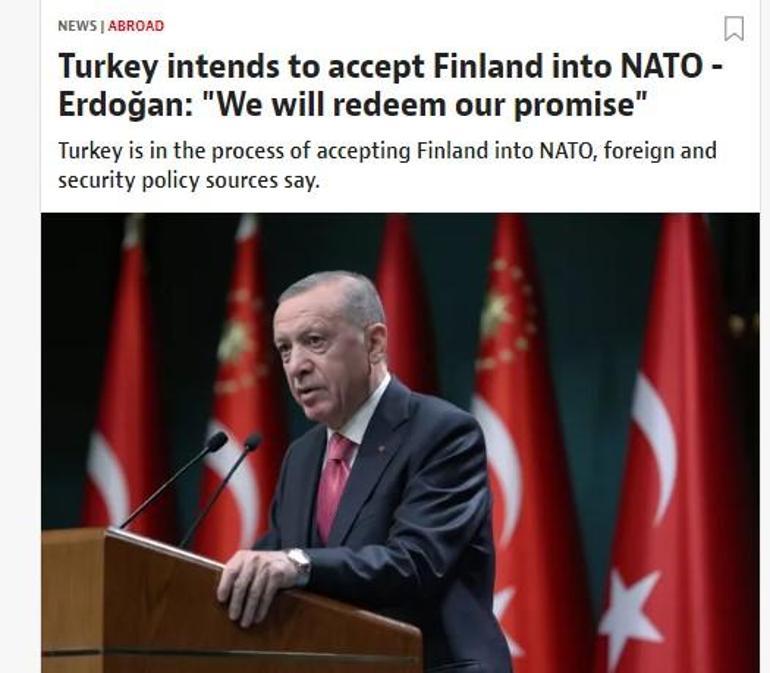 Erdoğanın Finlandiya açıklaması İskandinav manşetlerinde İsveç evde kalıyor