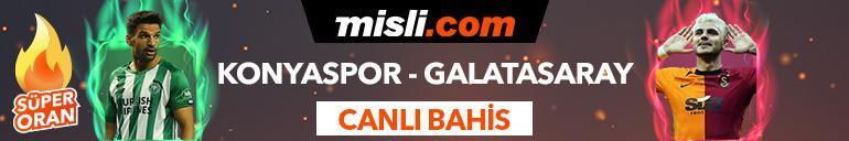 Konyaspor - Galatasaray maçı Tek Maç, Süper Oran ve Canlı Bahis seçenekleriyle Misli.com’da