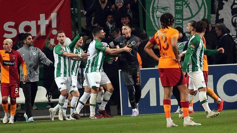 Galatasarayda Fernando Muslera çılgına döndü Ibrahim Sehic tepki gösterdi, ortalık karıştı