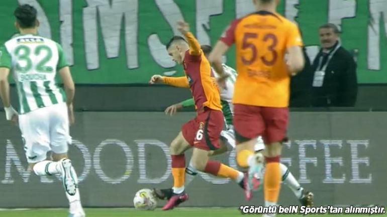 Konyaspor-Galatasaray maçına damga vuran pozisyon Kırmızı kart yorumu: Korkunç bir görüntü