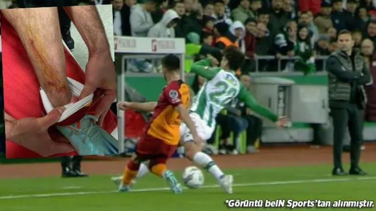 Konyaspor-Galatasaray maçına damga vuran pozisyon Kırmızı kart yorumu: Korkunç bir görüntü