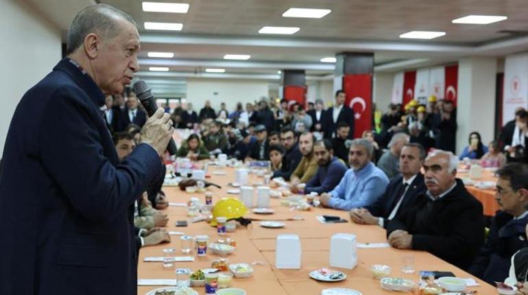 Cumhurbaşkanı Erdoğan, Balıkesirde depremzedelerle bir araya geldi