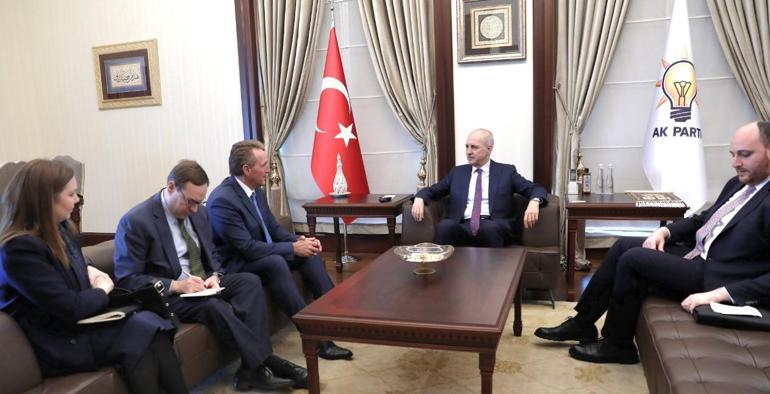 Kurtulmuş, ABD Ankara Büyükelçisi Flake ile görüştü
