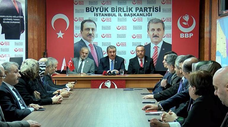 BBP lideri Destici: HDPyi İYİ Partiye tercih etmiş oldular
