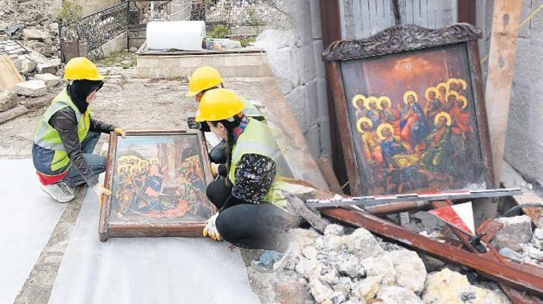 ‘Enkaz arkeolojisi’yle 288 eser kurtarıldı