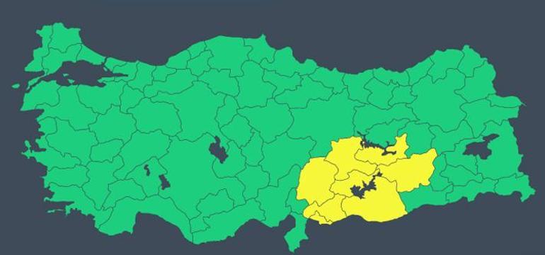 Meteorolojiden deprem bölgesi için kuvvetli sağanak yağış uyarısı Bugün ve yarına dikkat