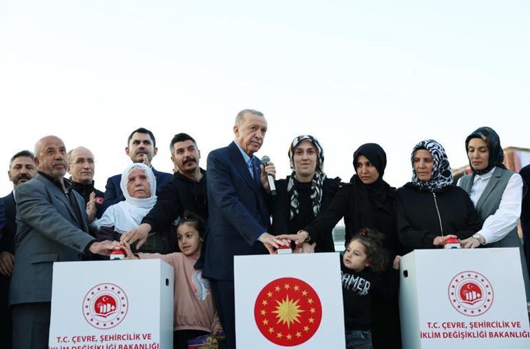 4 bin 431 konutun temeli atıldı Erdoğan: Her bir vatandaşımızı yeni yuvasına mutlaka kavuşturacağız