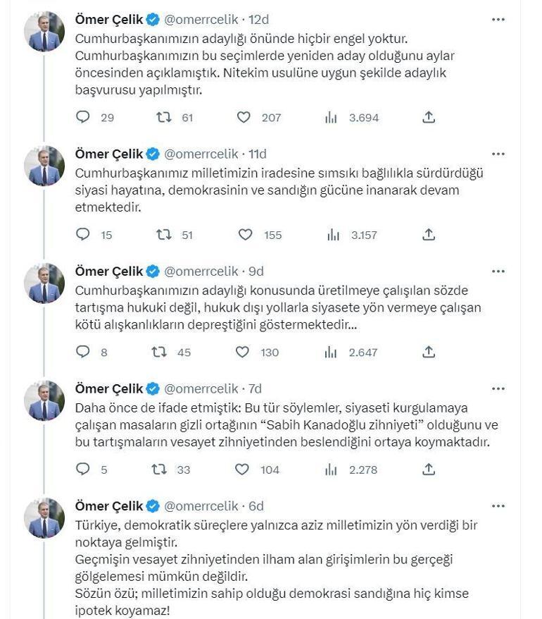 AK Partiden Cumhurbaşkanı Erdoğanın adaylığıyla ilgili açıklama