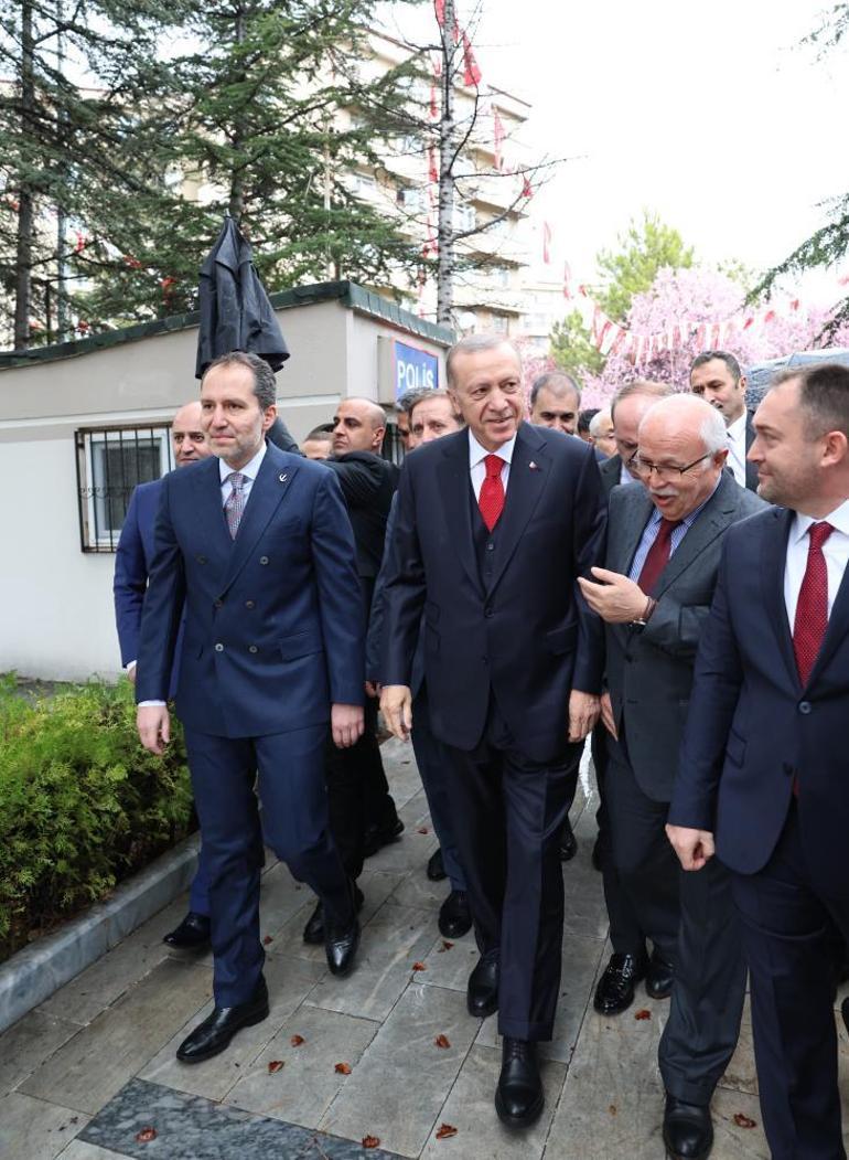 Son dakika Cumhurbaşkanı Erdoğan, Fatih Erbakan ile görüştü