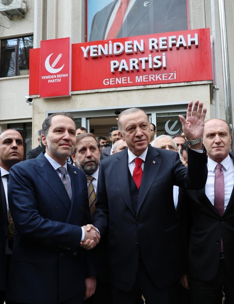 Son dakika Cumhurbaşkanı Erdoğan, Fatih Erbakan ile görüştü