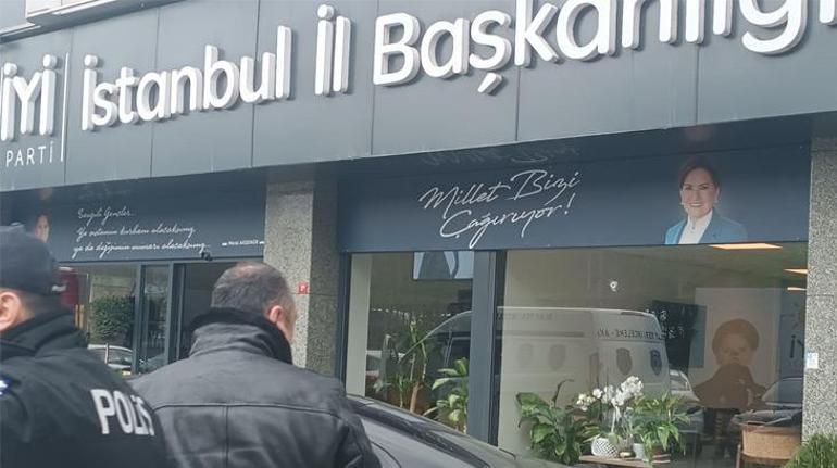 İYİ Parti İstanbul İl Başkanlığı binasına silahlı saldırı